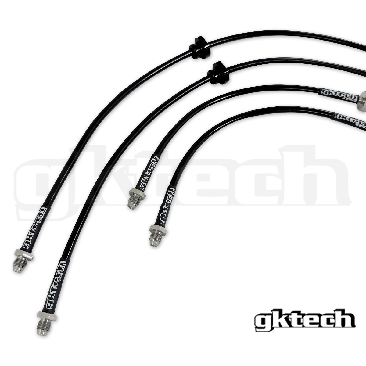 GKtech S13 240SX to Z32/gtst/gtr Conversion Braided Brake Lines (Front