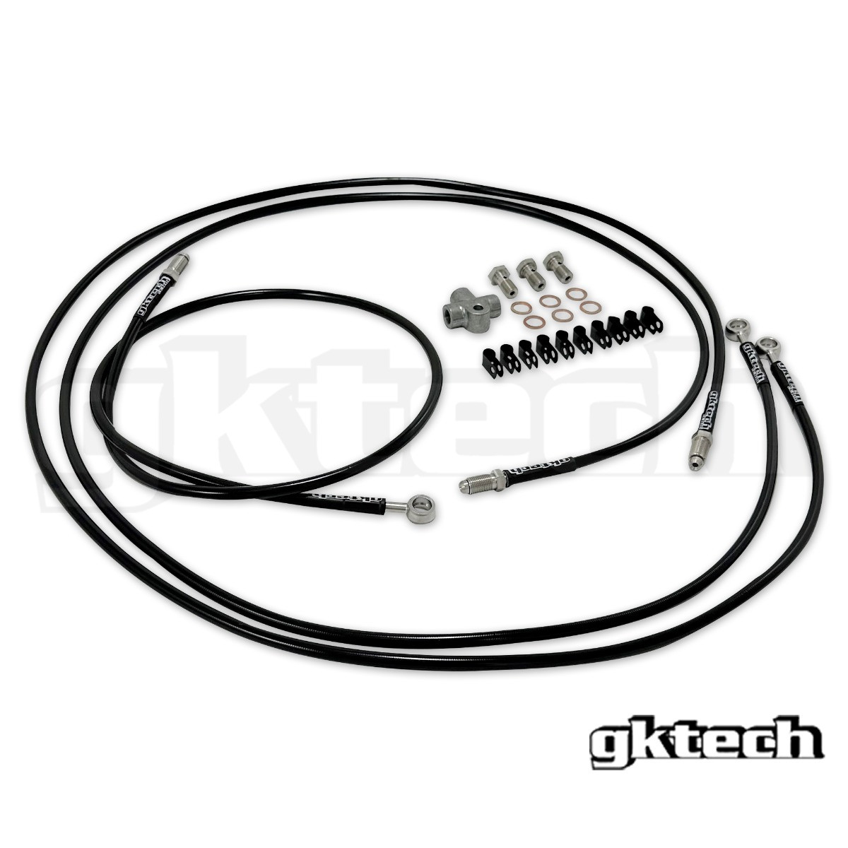 GK Teach FRS / GR86 / BRZ Ebrake Braided Brake Line Kit