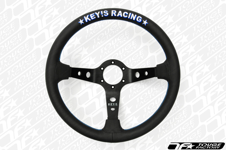 KEY'S RACING Deep Type Steering Wheel (350mm/Leather)