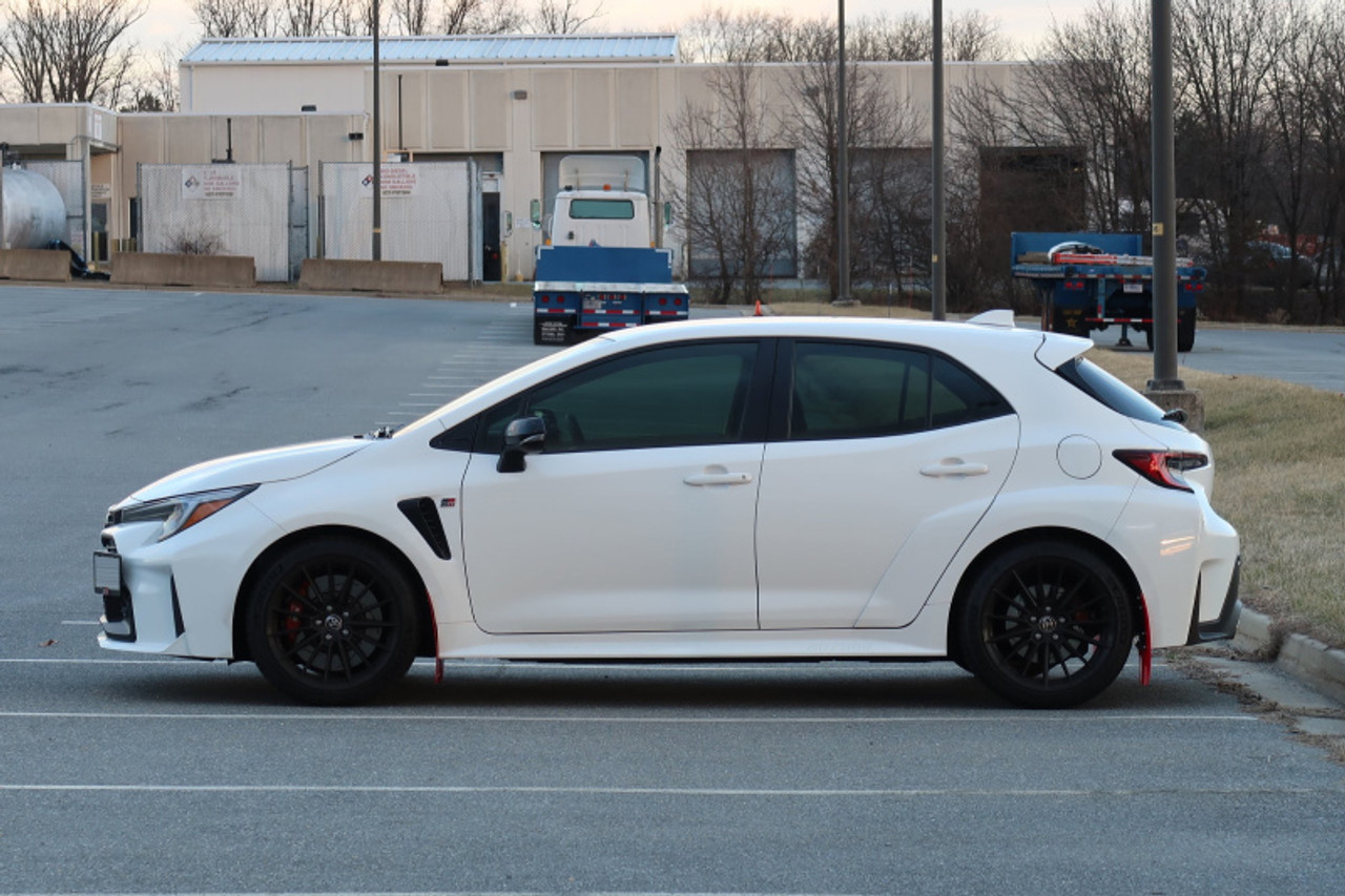 Rally Armor 2023 Toyota GR Corolla Red UR Mud Flap w/ Black Logo TF Works / Touge Factory