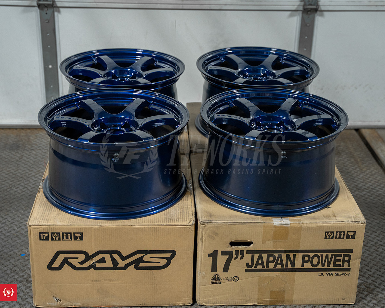 Gram Lights 57DR 18X9.5 +22 5-114.3 ETERNAL BLUE PEARL - Touge Factory