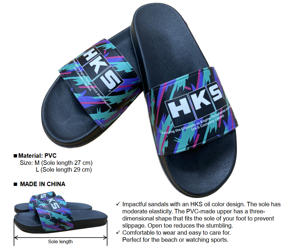 HKS Oilcolor Sandals - Size XL - Touge Factory