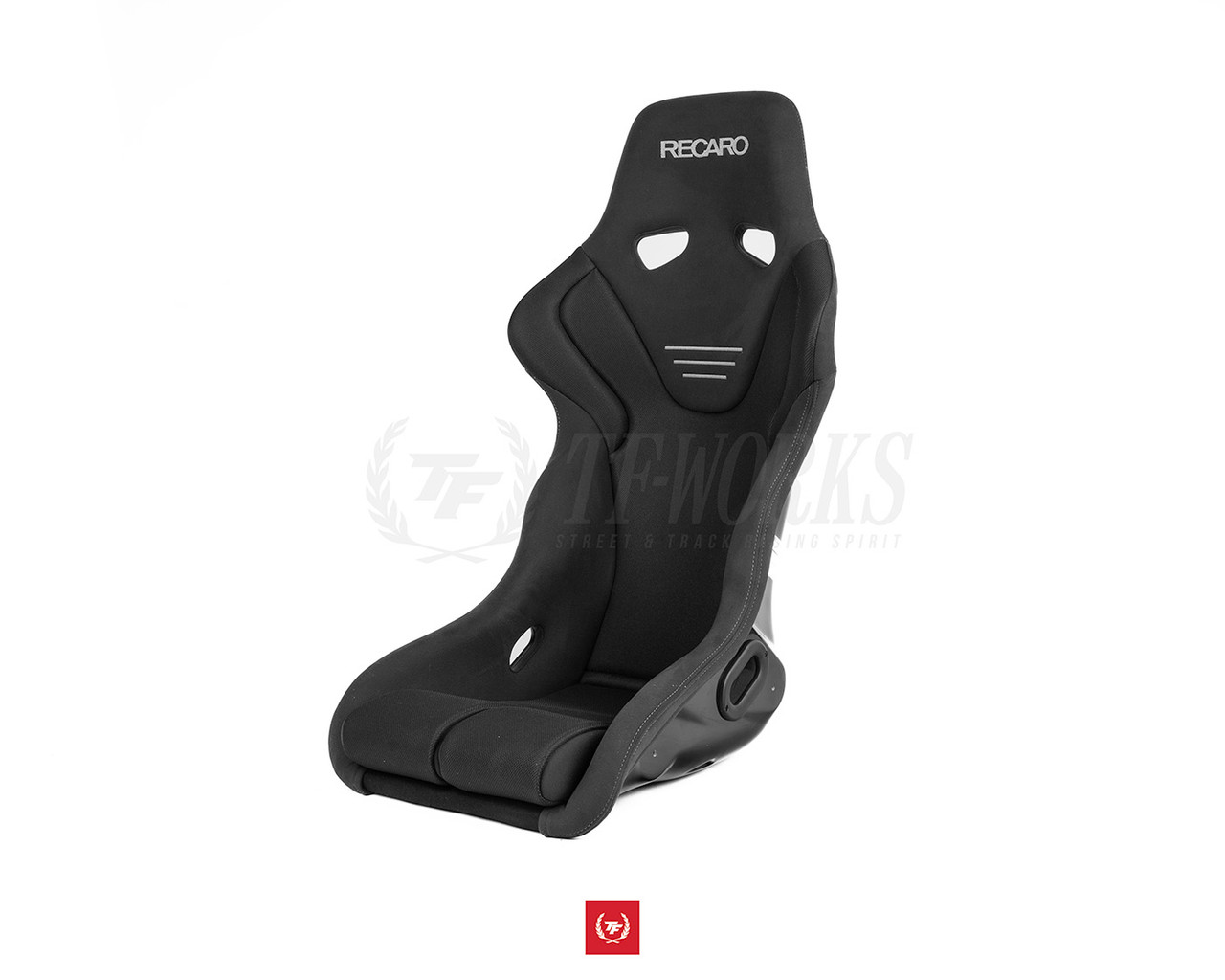 Recaro RS-G Motorsport Seat - Black Leather/Grey Alcantara