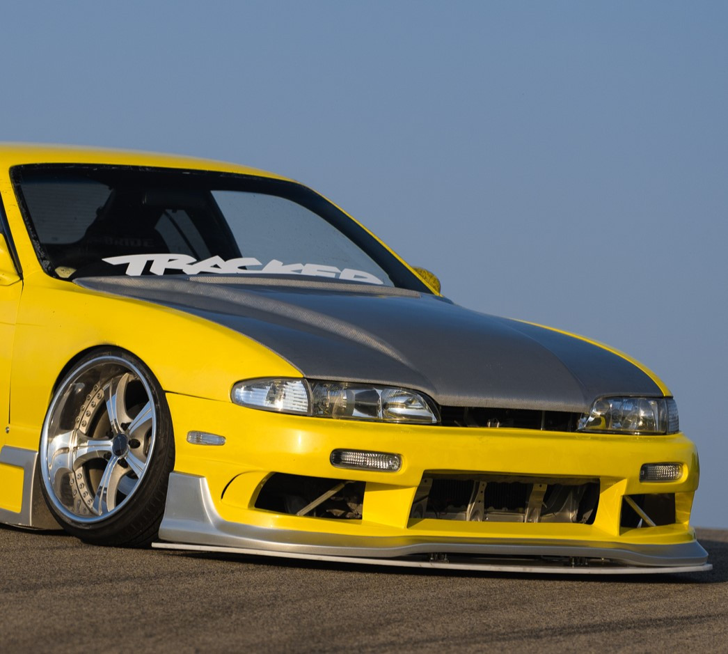 Origin Labo Nissan S14 Zenki Type 2 Vented Hood FRP - Touge Factory