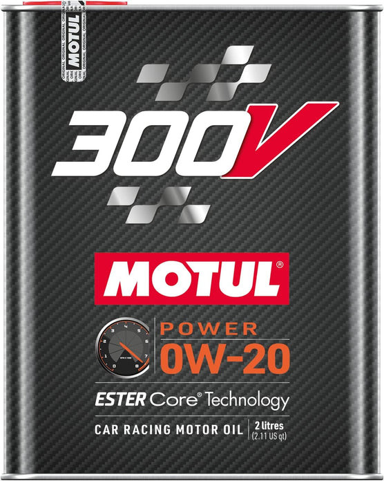 Motul 300V Power 0W40 Trophy Racing Engine Oil - 2 Liter 104240