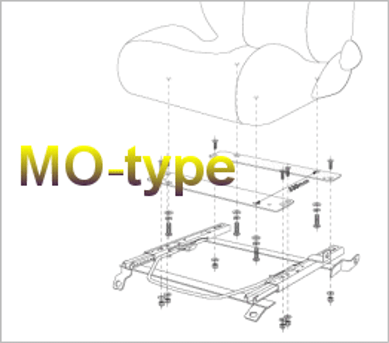 BRIDE MO-Type Seat Rails