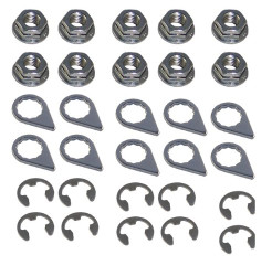 Stage 8 8mm x 1.25 Header Nut kit - 4 Cylinder  - T28 flange 