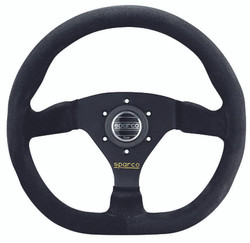 Sparco Street L575 Steering Wheel - 350mm Dia. - Suede or Leather