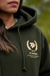 TF-Works Comfy Heavyweight Hoodie - Army Green