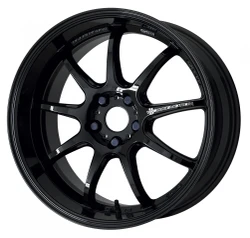 WORK Emotion D9R 18x10.5 +23 5x114.3 Gloss Black (Full Set)