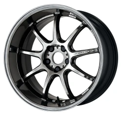 WORK Emotion D9R 19x9.5 +23 5x114.3 GT Silver Rim Cut (Single)