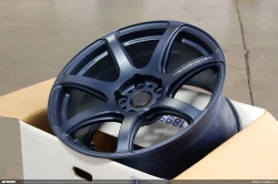 WORK Emotion T7R 19x9.5 +38 5x120 Matte Blue (Full Set)