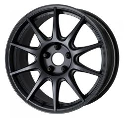 WORK MCO 18x9.5 +42 5x100 Matte Black (Full Set)