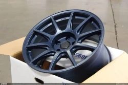 WORK MCO 18x9.5 +35 5x114.3 Matte Blue (Full Set)