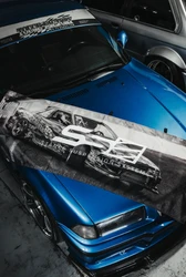 BLACK FRIDAY 2026 - Oakes Garage X Stance Suspension Nobori Flag  *Limited Drop*
