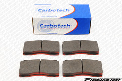 Carbotech CT961-XP8 - High-Performance Rotor-Friendly Rear Brake Pads with Superior Stopping Power & Fade Resistance for Mitsubishi Evo 8/9 (2003 - 2007)