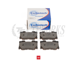 Carbotech CT1347-AX6 - Rear Brake Pads  for NISSAN 370Z w/ Sport Brakes & RZ34 with Performance Brakes