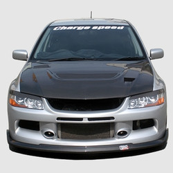 Charge Speed Bottom Line Front Lip: FRP - Mitsubishi EVO 9