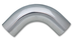 Vibrant 1.5" O.D. Aluminum 90 Degree Bend - Polished