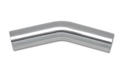Vibrant 4" O.D. Aluminum 30 Degree Bend - Polished