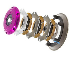 Exedy Triple Disc Cerametallic Rigid Disc Clutch Kit - 89-98 Nissan 240SX KA24DE