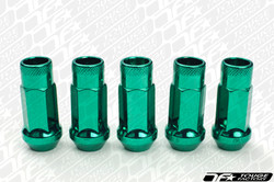 MUTEKI SR48 Open Ended Racing Lug Nut - GREEN