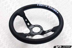 KEY'S RACING Steering Wheel - Deep Type 330mm Leather