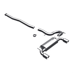 MagnaFlow Stainless Dual Outlet Catback Exhaust - 08-15 Mitisubishi Evolution X