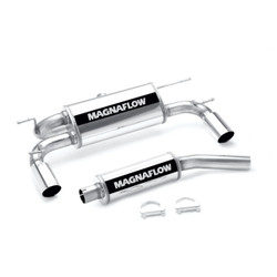 Magnaflow Stainless Steel 2.5" Dual Cat-Back Exhaust System - 06-13 Mazda MX-5 Miata