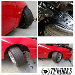 GKTech V2 Front Super Lock Lower Control Arms (FLCA's) - S13 / S14 / S15 / Z32 / R32