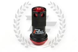 KICS Project R40 Iconix Lug Nuts - Black & Red - Aluminum Cap