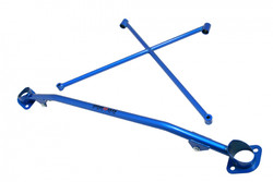 Megan Racing Blue Race-Spec Strut Tower Bars - 00-09 Honda S2000