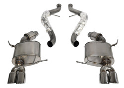 CORSA Sport Cat-Back Exhaust System- Polished Tip Tips - 08-12 BMW E92