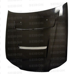 Seibon DVII-Style Carbon Fiber Hood - 99-01 Nissan Silvia S15