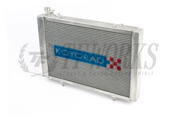 Koyo Aluminum Racing Radiator N-FLO Dual Pass S13/S14 V8 Swap & KA24E/DE Turbo