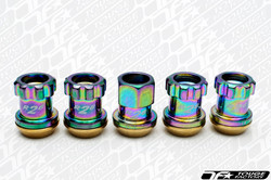 KICS Project R26 Racing Composite Lug Nuts NeoChrome Locking