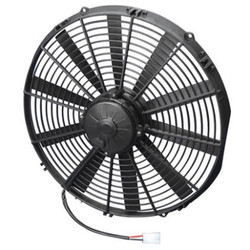 SPAL 16in Medium Profile Fan - Straight Blade Electric Fan - 1604 CFM