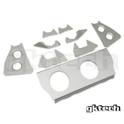 GKTech V2 Subframe Reinforcement Plates For Nissan S14 / S15 200SX - Weld-In