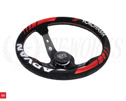 Vertex X Advan Racing Collaboration Steering Wheel - Suede