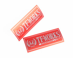 TF-Works Kswapped Sticker - Metallic Red
