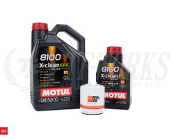 Motul 8100 5W30 X-Clean EFE + OEM Oil Filter Package - Subaru WRX