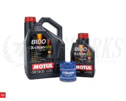 Motul 8100 5W30 X-Clean EFE + OEM Oil Filter Package - Subaru WRX