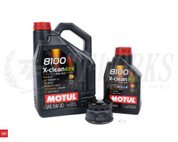 Motul 8100 5W30 X-Clean EFE + OEM Oil Filter Package - Subaru WRX