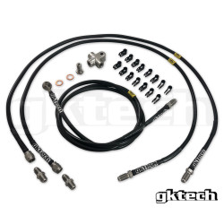 GKtech Stainless Steel Braided Teflon Lined Abs Delete Kit