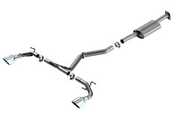 Borla 22-23 Subaru BRZ/Toyota 2.4L RWD GR86 AT/MT S-Type Catback Exhaust - Polished Tips