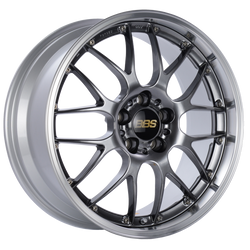 BBS RS-GT 18x8.5 5x120 ET38 CB72.5 Diamond Black Center Diamond Cut Lip Wheel