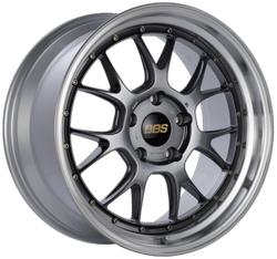 BBS LM-R 20x10.5 5x120 ET35 CB82 Diamond Black Center Diamond Cut Lip Wheel