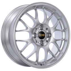 BBS RG-R 18x9.5 5x120 ET33 Diamond Silver Wheel - 82mm PFS Required