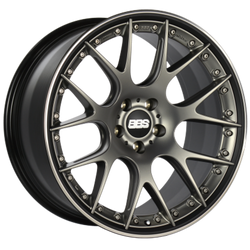 BBS CH-RII 22x11.5 5x130 ET50 / 71.6 CB Satin Platinum Center Black Lip SS Rim Protector Wheel