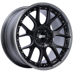 BBS CH-RII 22x10.5 5x130 ET50 CB71.6 Satin Black Center Platinum Lip SS Rim Prot Wheel